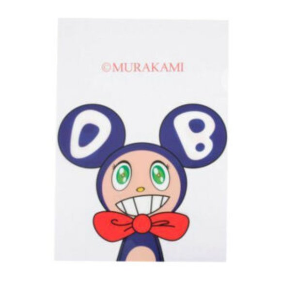 Takashi Murakami Clear File Folder ( 4 folders!)  Kaikai Kiki Mr. Dob NEW - Picture 1 of 1